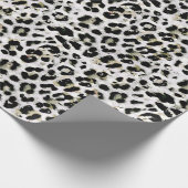 Luipaard - vingerafdrukken met vingerafdrukken cadeaupapier (Hoek)