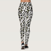 Luipaard - vingerafdrukken met vingerafdrukken leggings (Achterkant)