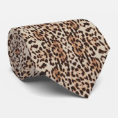 Luipaard Vlekken Patroon Thunder_Cove Stropdas (Opgerold)