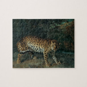 Luipaard (Vrouw Leopard) (Jean-Baptiste Oudry) Legpuzzel