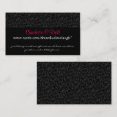 luipaard; webmarketing visitekaartje (Voorkant / Achterkant)