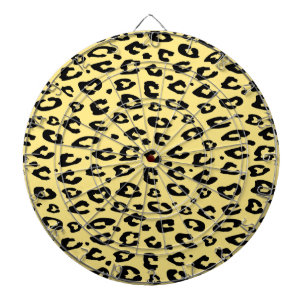 Luipaard wild dier print dartbord