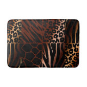 Luipaard, Zebra, Giraffe, Tijgerpatroon Badmat (Voorkant)