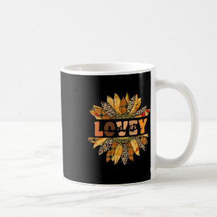 Luipaard Zonnebloem Eén Dankbare Geliefde Herfst D Koffiemok