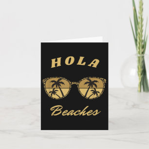 Luipaard Zonnebril Hola Strand Stranden Vakantie P Kaart