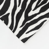 Luipaardafdrukaccent Fleece Deken (Hoek)