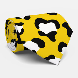 Luipaardafdrukken, luipspuiten, geel luipaard stropdas