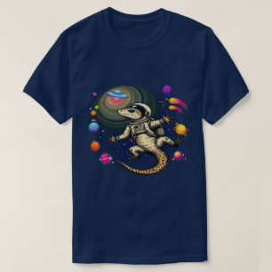 Luipaardgekko in ruimte T-shirt - Perfect voor rep