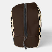 Luipaardhuid, modern dierenpatroon, monogram toilettasje (Rechts)