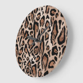 Luipaardhuid: naadloos patroon. grote klok (Hoek)