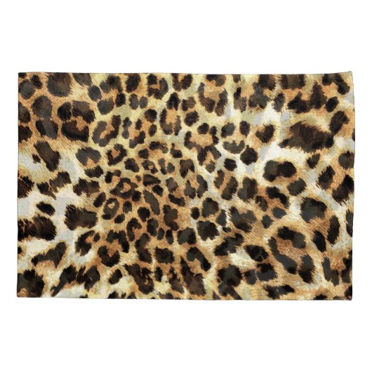 Luipaardhuid, naadloos patroonontwerp. kussensloop (Achterkant)