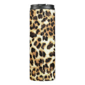 Luipaardhuid, naadloos patroonontwerp. thermosbeker (Achterkant)
