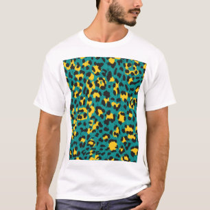 Luipaardhuid:  textuurpatroon t-shirt