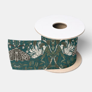 Luipaardmot en Kamperfoelie Botanische Vintage Lint