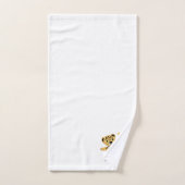 Luipaardontwerp met monogram bad handdoek (Handdoek)