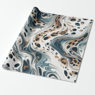Luipaardpatroon Melkweg Cadeaupapier
