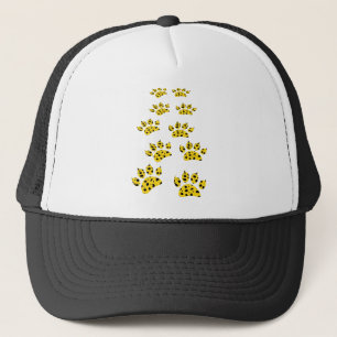Luipaardpootafdruk Trucker Pet