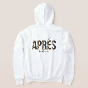 Luipaardprint Après Ski Design Hoodie