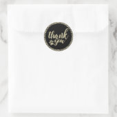 Luipaardprint Bedankt Sticker (Tas)