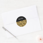 Luipaardprint Bedankt Sticker (Envelop)