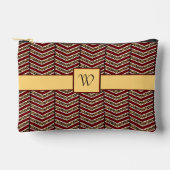 Luipaardprint Chevron Etui (Voorkant)