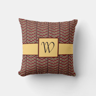Luipaardprint Chevron Kussen