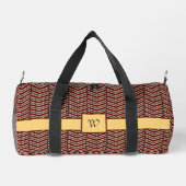 Luipaardprint Chevron Plunjezak (Achterkant)