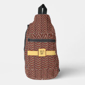 Luipaardprint Chevron Sling Bag (Voorkant)