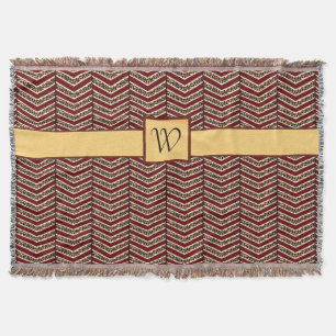 Luipaardprint Chevron Worpdeken Deken