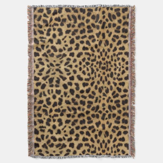 Luipaardprint Deken (Voorkant Verticaal)