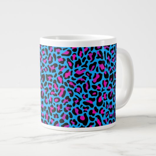 Luipaardprint Extra Grote Beker (Voorkant rechts)