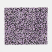 Luipaardprint Fleece Deken (Voorkant (Horizontaal))