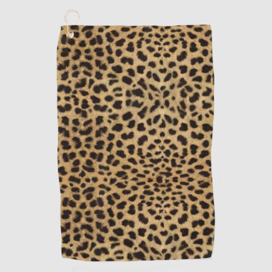 Luipaardprint Golfhanddoek (Voorkant)