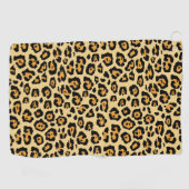 Luipaardprint golfhanddoek (Horizontaal)