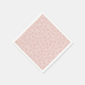 Luipaardprint in Roze Servetten (Hoek)