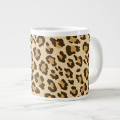 Luipaardprint Jumbo Koffiemok Extra Grote Mok (Voorkant rechts)