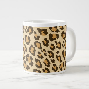 Luipaardprint Jumbo Koffiemok Extra Grote Mok