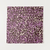 Luipaardprint, klassiek dierenpatroon. wandkleed (Voorkant (horizontaal))