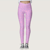 Luipaardprint leggingen leggings (Voorkant)