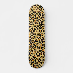 Luipaardprint skateboard