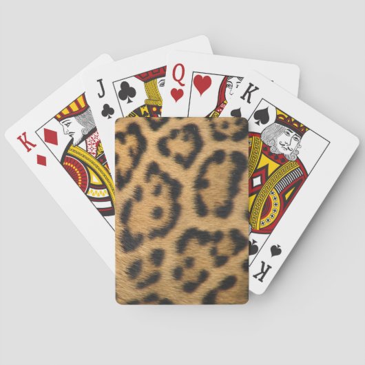 Luipaardprint Speelkaarten (Achterkant)