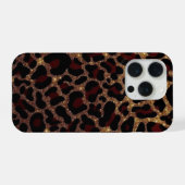 Luipaardprint telefoonhoesje iPhone hoesje (Achterkant horizontaal)