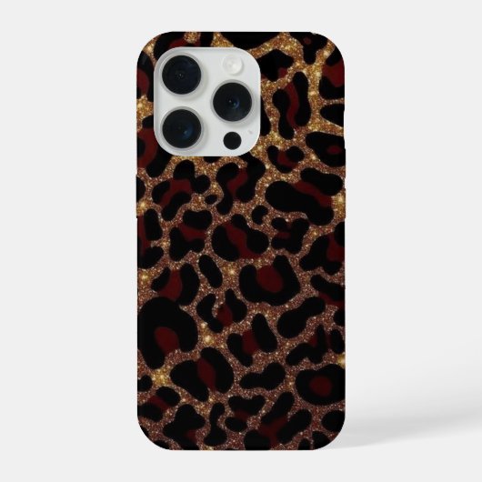 Luipaardprint telefoonhoesje iPhone hoesje (Achterkant)