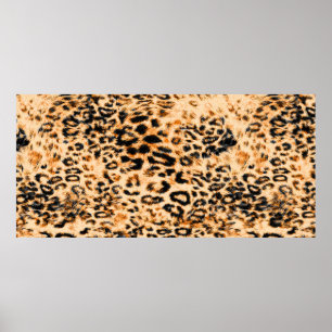 Luipaardstructuur, luipspatroon poster