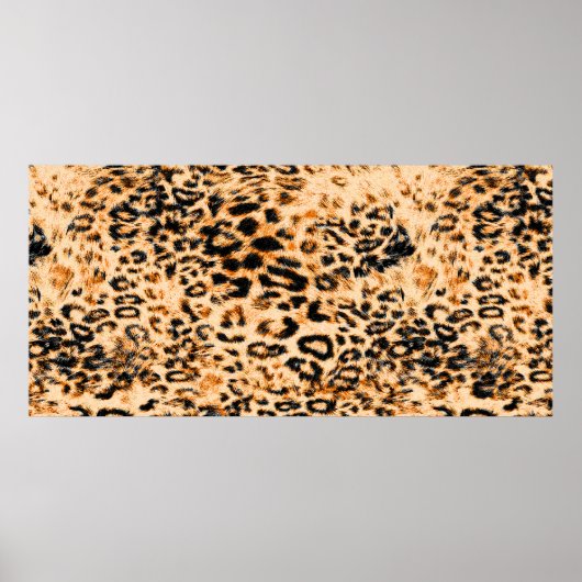 Luipaardstructuur, luipspatroon poster (Voorkant)