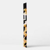 Luipaardtextuur met gouden barokpatroon Case-Mate iPhone case (Achterkant / Rechts)