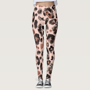 Luipaardvacht, dierlijke huid naadloos patroon. leggings