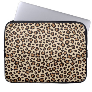 Luipaardvacht patroon laptop sleeve