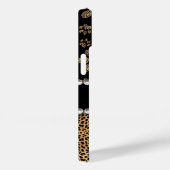 Luipaardvlekpootafdrukken Rhinestone Case-Mate iPhone Case (Achterkant / Rechts)