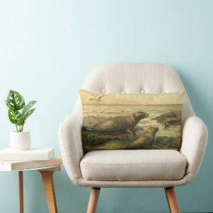 Luipaardzeehonden, waterdieren Zeeleven Kussen